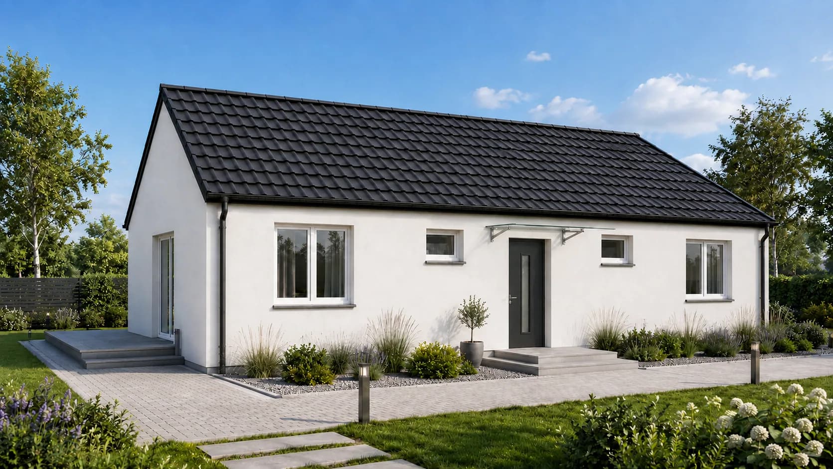 120 m², układ Optymalny, dach dwuspadowy