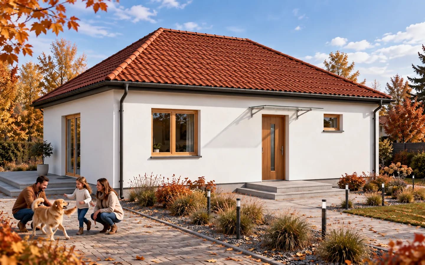 80 m², układ Elastyczny, dach czterospadowy