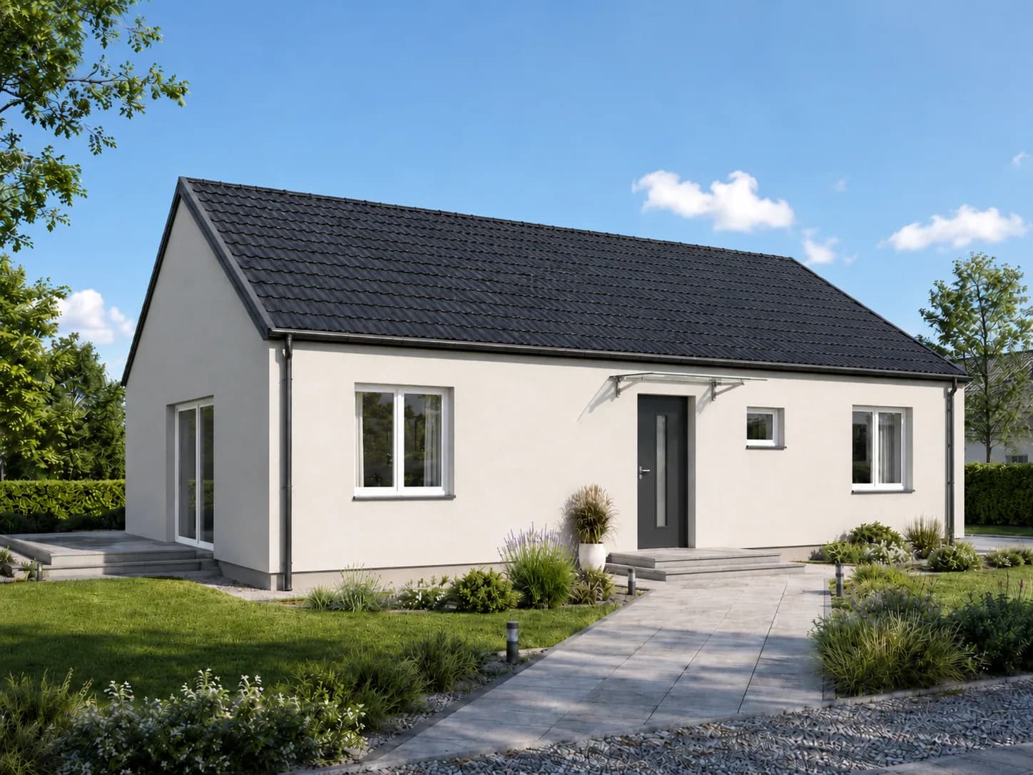 110 m², układ Elastyczny, dach dwuspadowy