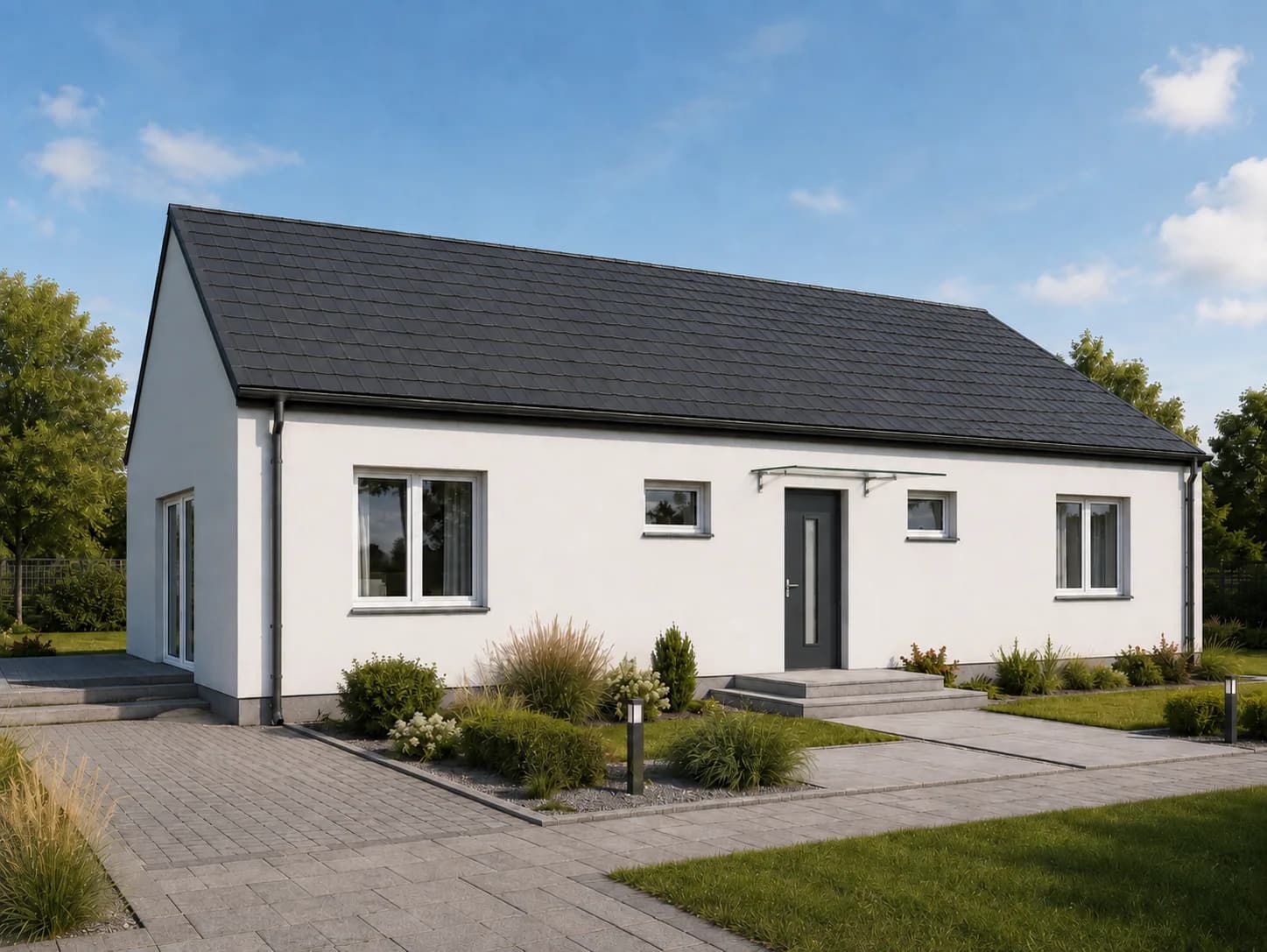 110 m², układ Rodzinny, dach dwuspadowy